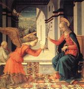 Fra Filippo Lippi The Annunciation with Donor oil painting artist